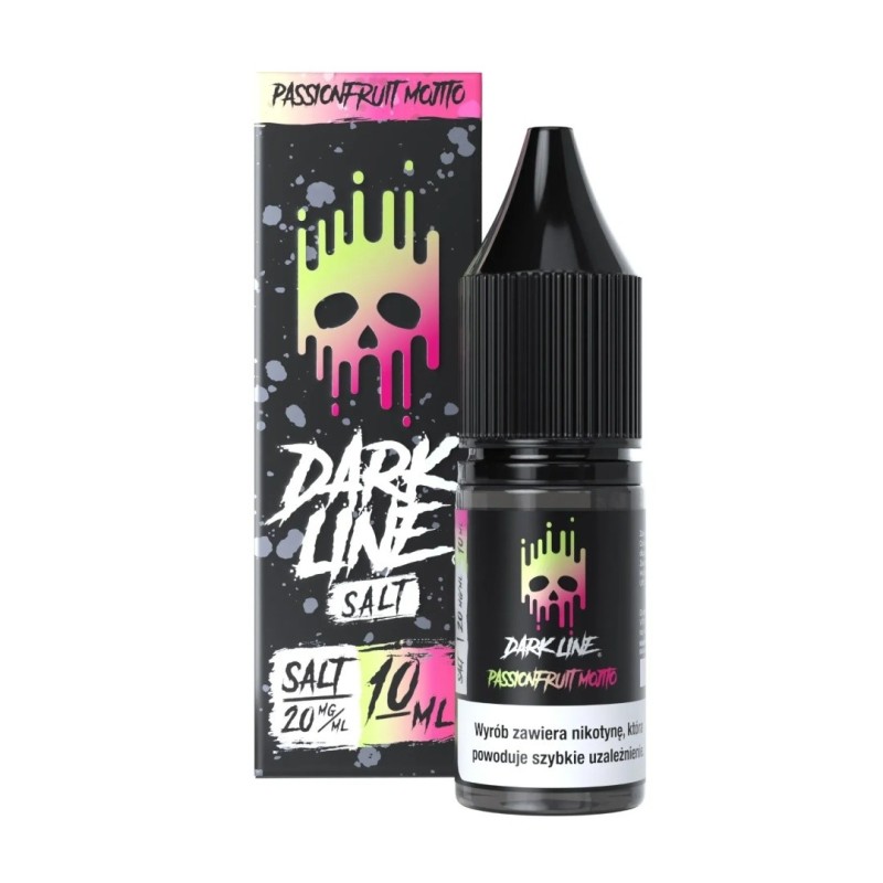Liquid Dark Line Salt 10ml - Passionfruit Mojito 20mg (A25) | Eliq Vapoteur