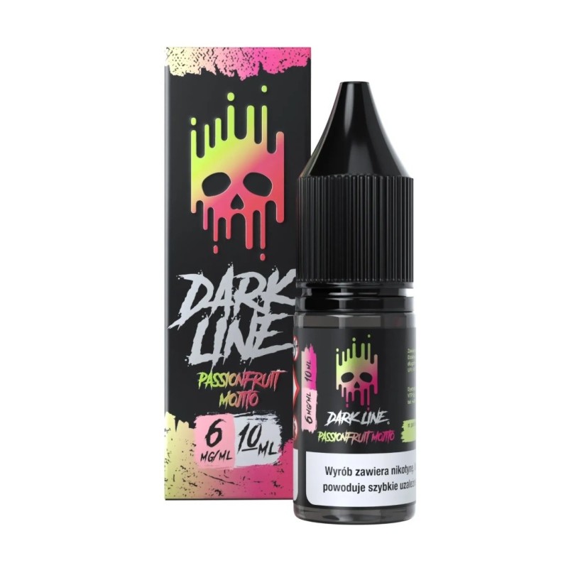 Liquid Dark Line 10ml - Passionfruit Mojito 6mg (A25) | Eliq Vapoteur