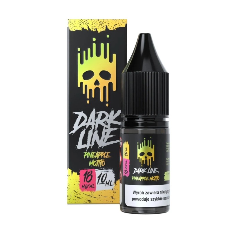 Liquid Dark Line 10ml - Pineapple Mojito 18mg (A25) | Eliq Vapoteur