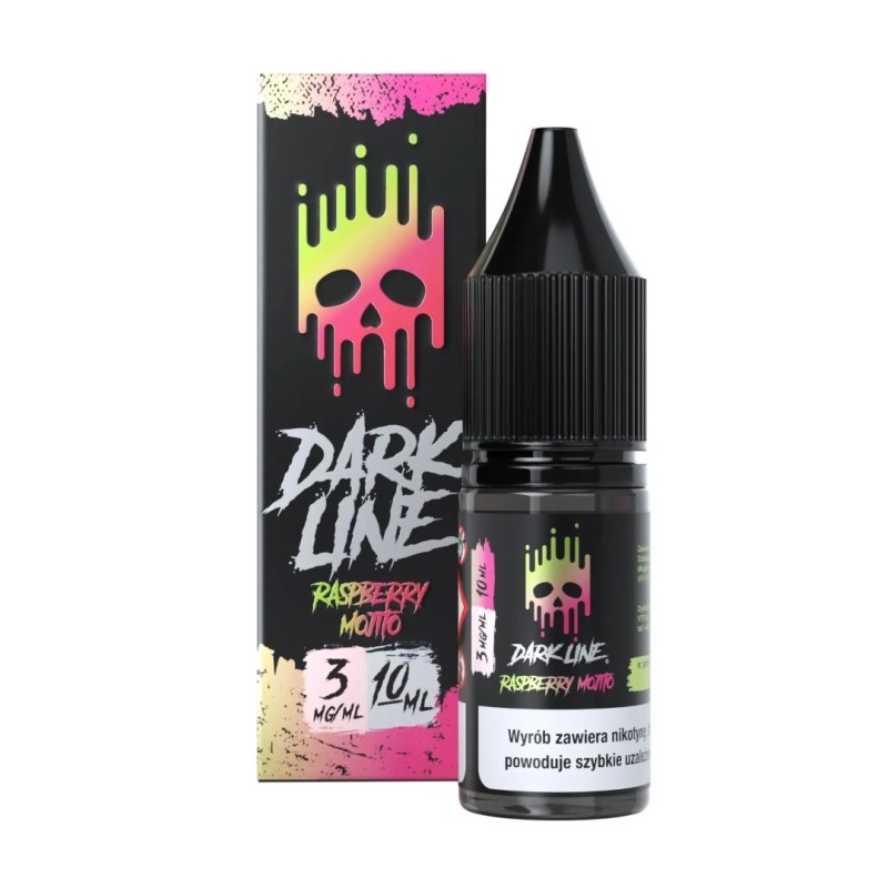 Liquid Dark Line 10ml - Raspberry Mojito 3mg (A25) | Eliq Vapoteur