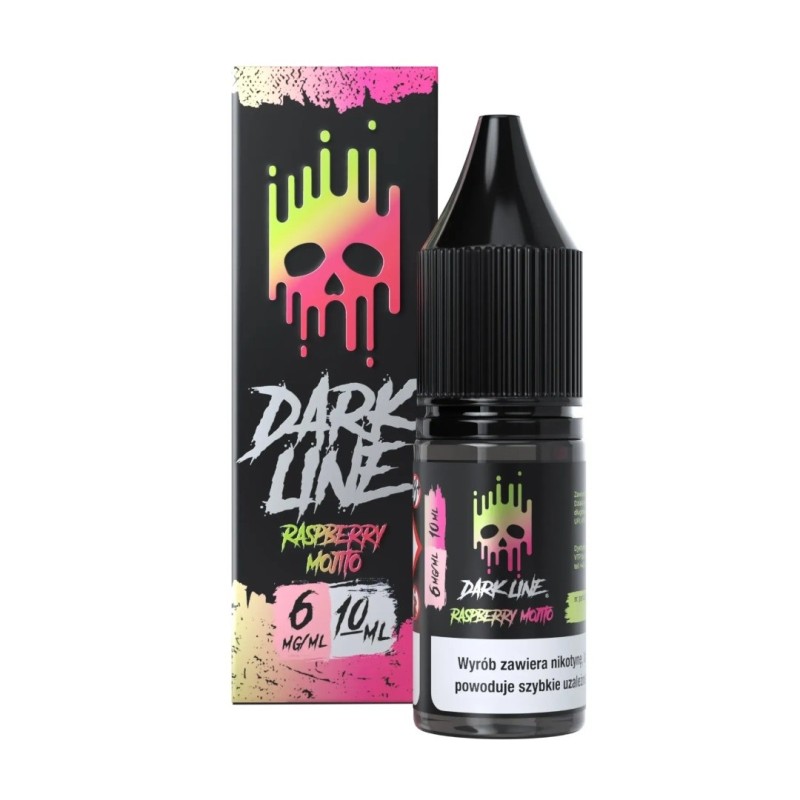 Liquid Dark Line 10ml - Raspberry Mojito 6mg (A25) | Eliq Vapoteur