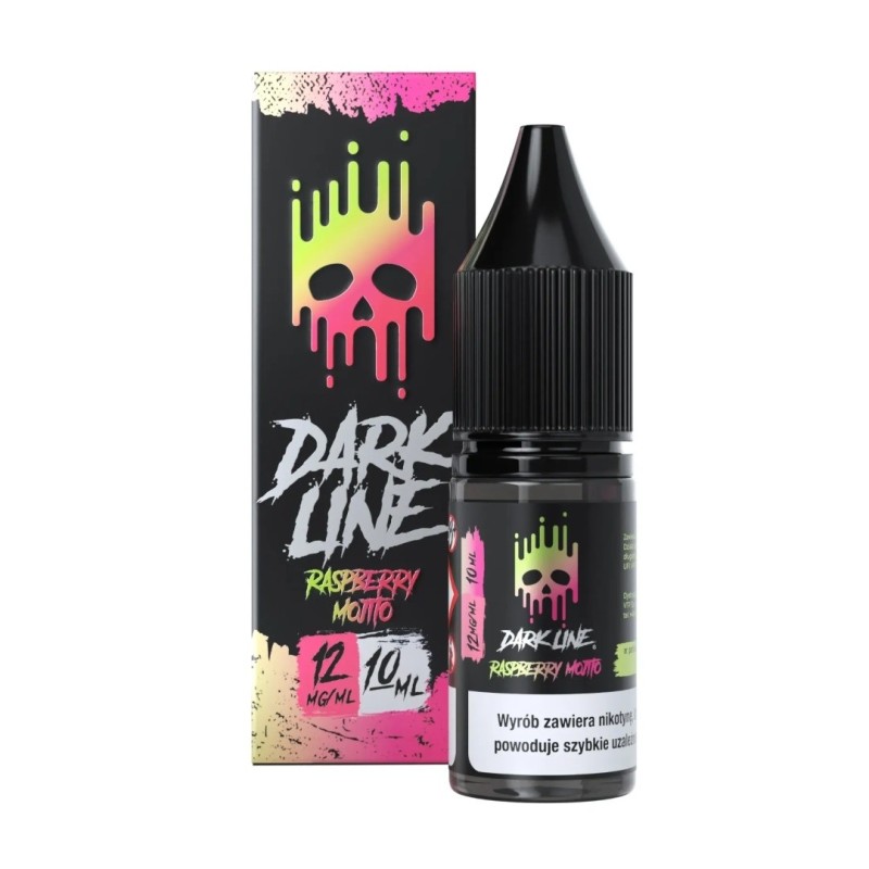 Liquid Dark Line 10ml - Raspberry Mojito 12mg (A25) | Eliq Vapoteur