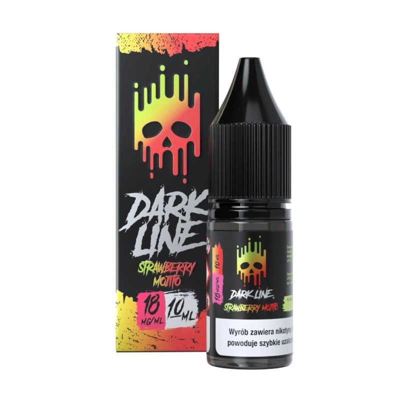 Liquid Dark Line 10ml - Strawberry Mojito 18mg (A25) | Eliq Vapoteur