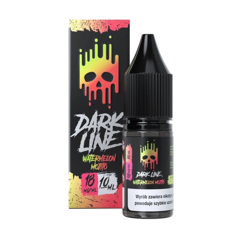 Liquid Dark Line 10ml - Watermelon Mojito 18mg (A25) | Eliq Vapoteur