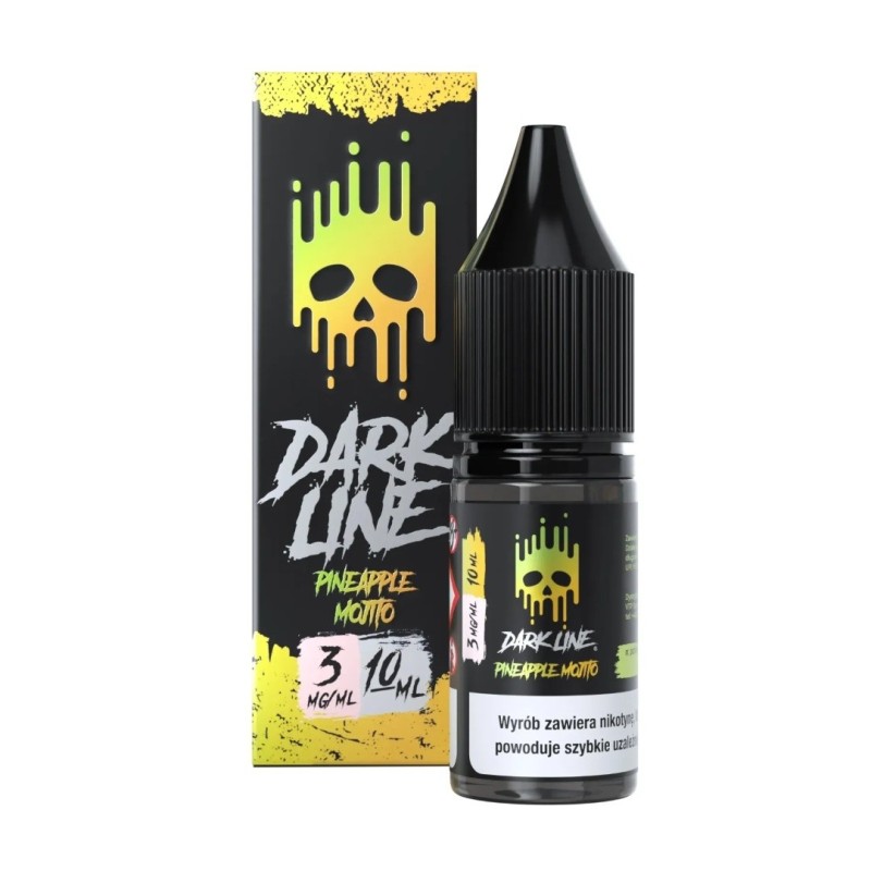 Liquid Dark Line 10ml - Pineapple Mojito 3mg (A25) | Eliq Vapoteur