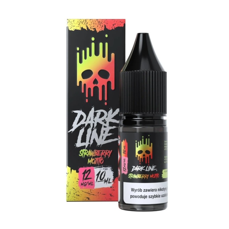 Liquid Dark Line 10ml - Strawberry Mojito 12mg (A25) | Eliq Vapoteur