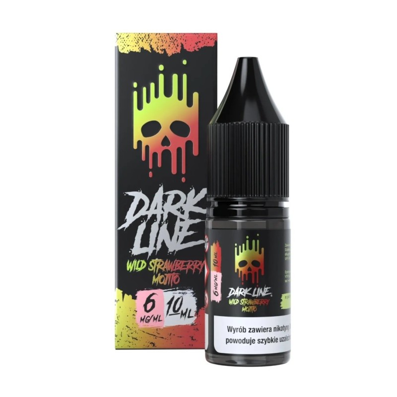 Liquid Dark Line 10ml - Wild Strawberry Mojito 6mg (A25) | Eliq Vapoteur