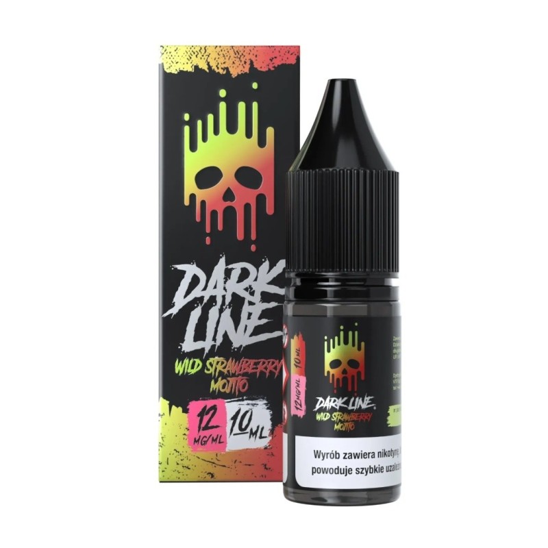 E-liquide Dark Line 10ml - Mojito à la Fraise Sauvage 12mg | EliqVapoteur