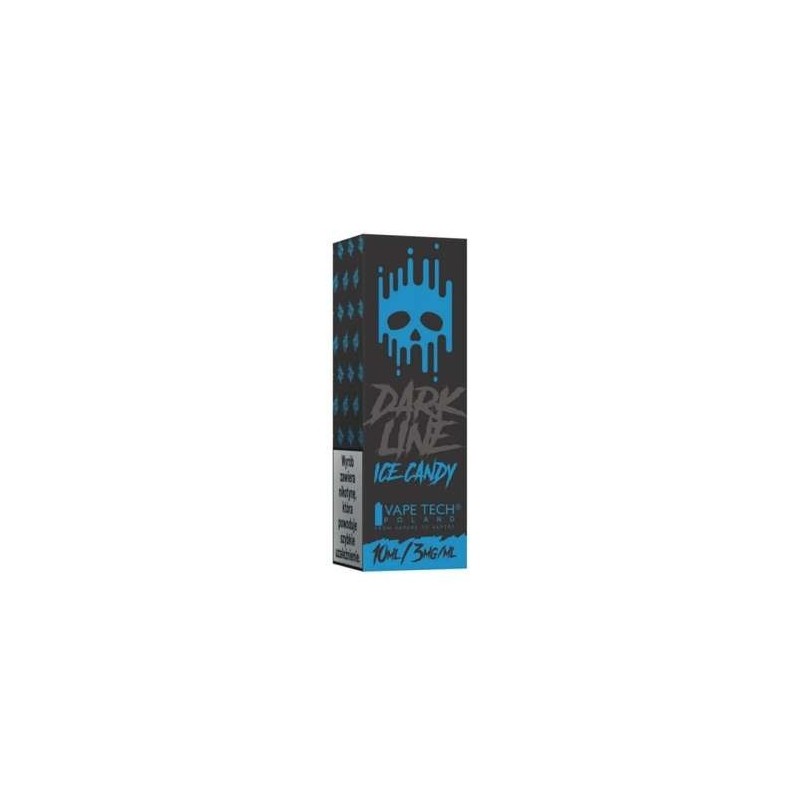 Liquid DARK LINE 10ml - Ice Candy 3mg (A25) | Eliq Vapoteur