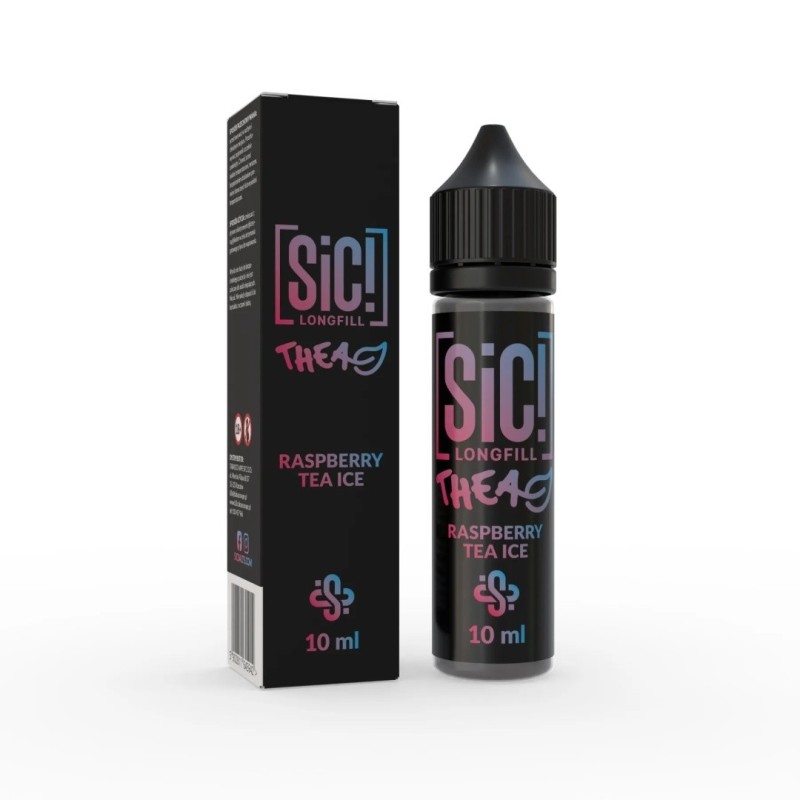 Longfill SiC! 10/60ml - Raspberry Tea Ice | Eliq Vapoteur