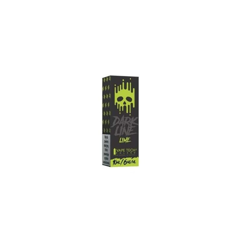 Liquid DARK LINE 10ml - Lime 6mg (A25) | Eliq Vapoteur