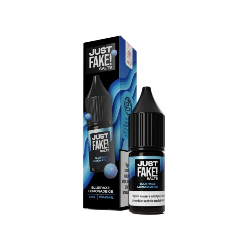 Liquid Just Fake! Salts - Blue Razz Lemonade Ice 20mg (A25) | Eliq Vapoteur