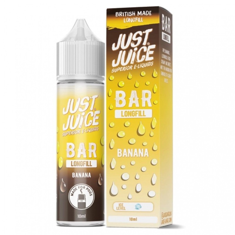 Longfill Just Juice Bar 10/60ml - Banana | EliqVapoteur