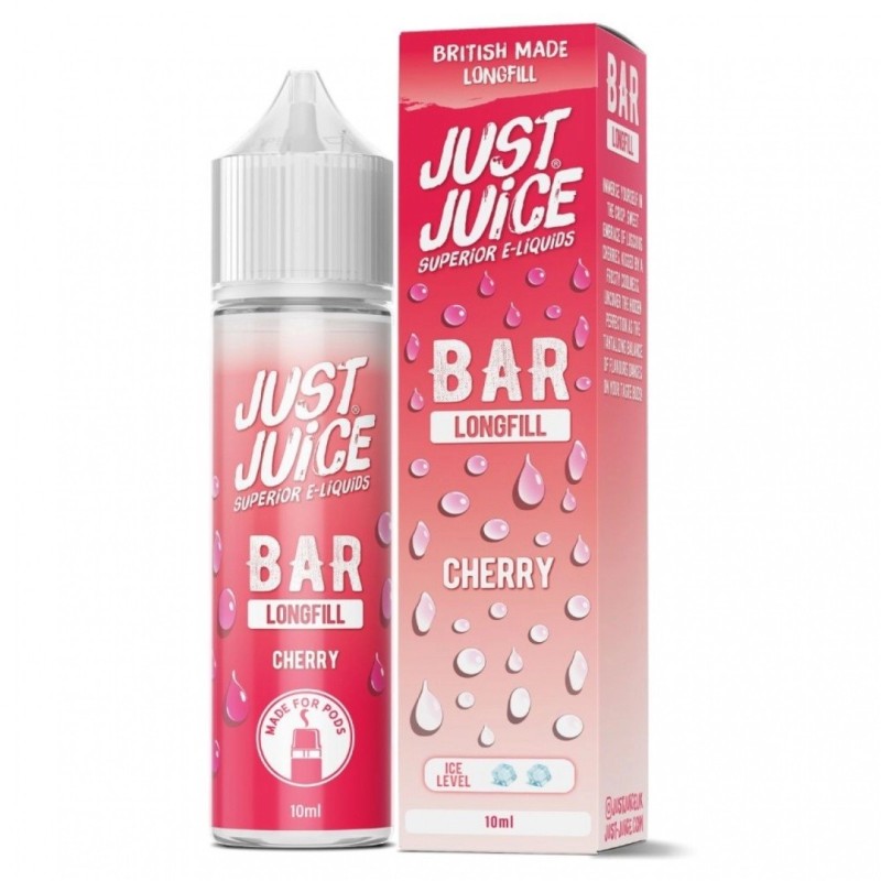 Longfill Just Juice Bar 10/60ml - Cerise (A25) | Eliq Vapoteur