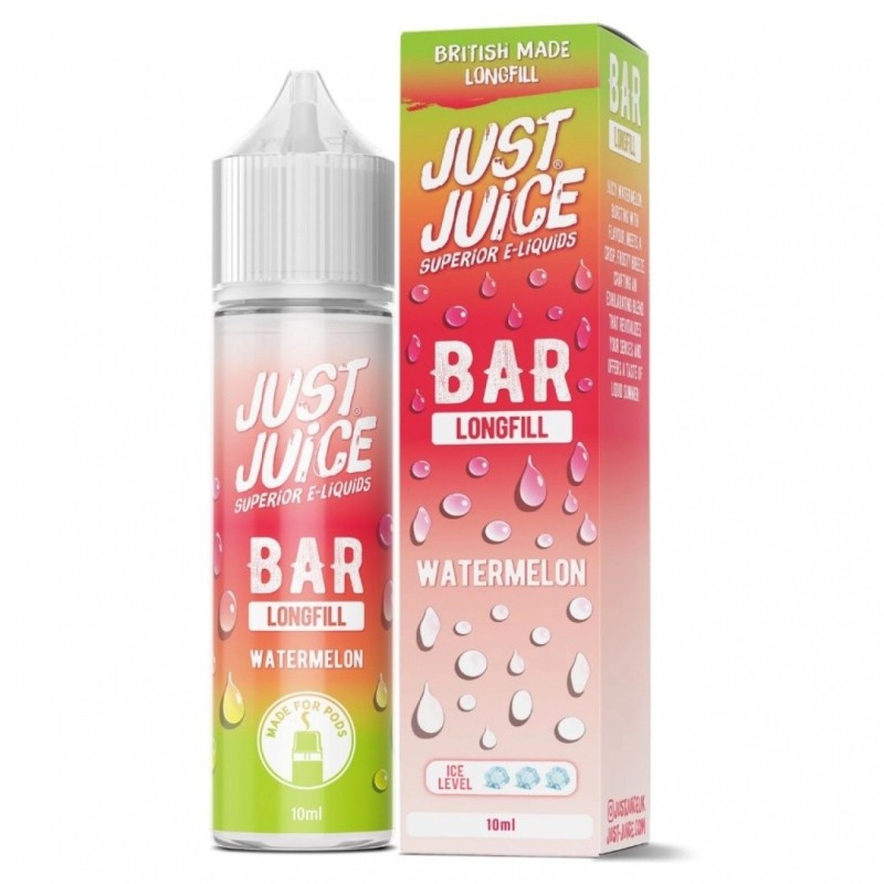Longfill Just Juice Bar 10/60ml - Pastèque (A25) | Eliq Vapoteur