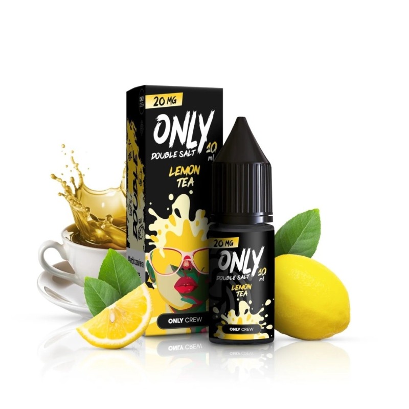 Liquid Only Double Salt 10ml - Lemon Tea 20mg (A25) | Eliq Vapoteur