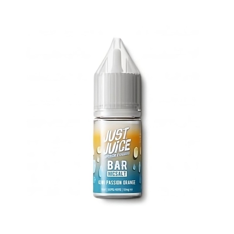 Liquid Just Juice Bar Salt 10ml - Kiwi Passion Orange 20mg (A25) | Eliq Vapoteur