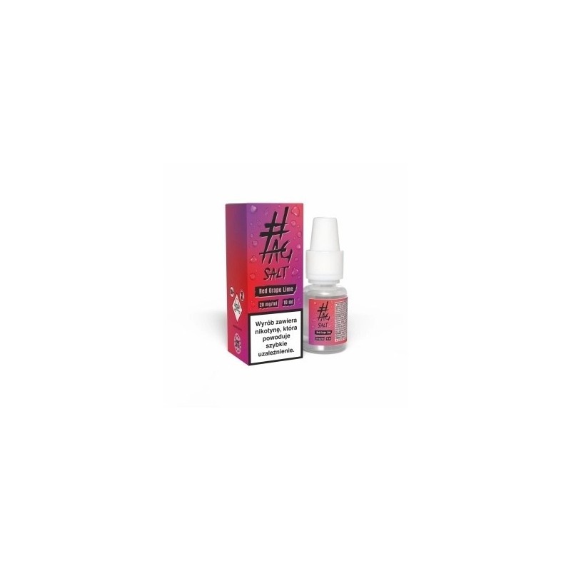 Liquid Hasztag Drinks Salt 10ml - Red Grape Lime 20mg (A25) | Eliq Vapoteur