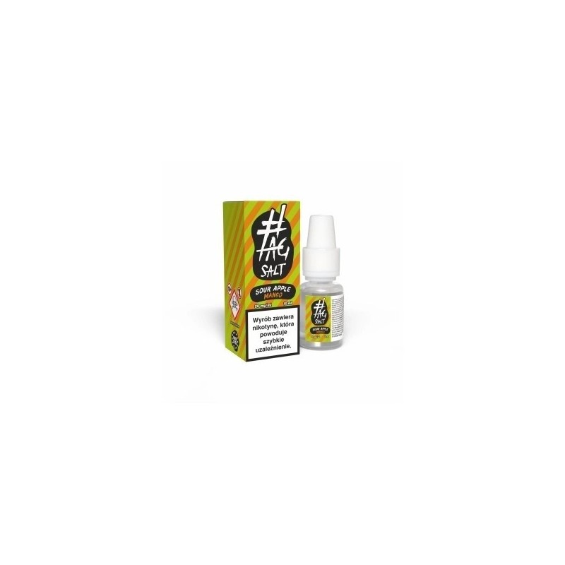 Liquid Hasztag Sour Salt 10ml - Apple Mango 20mg (A25) | Eliq Vapoteur