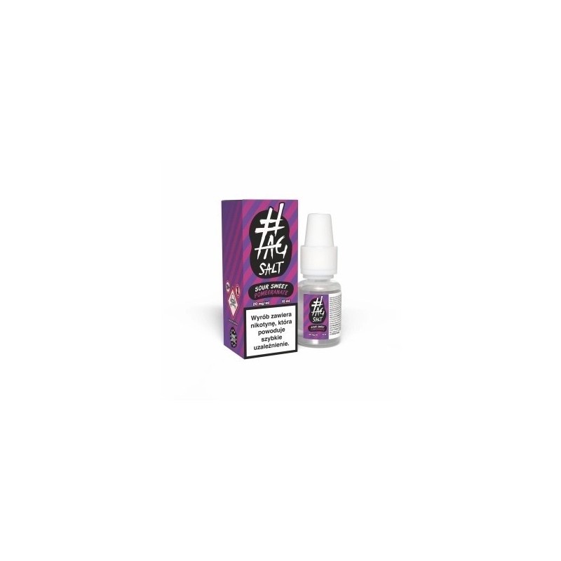 Hasztag Sour Salt E-liquid 10ml - Sweet Pomegranate 20mg | EliqVapoteur