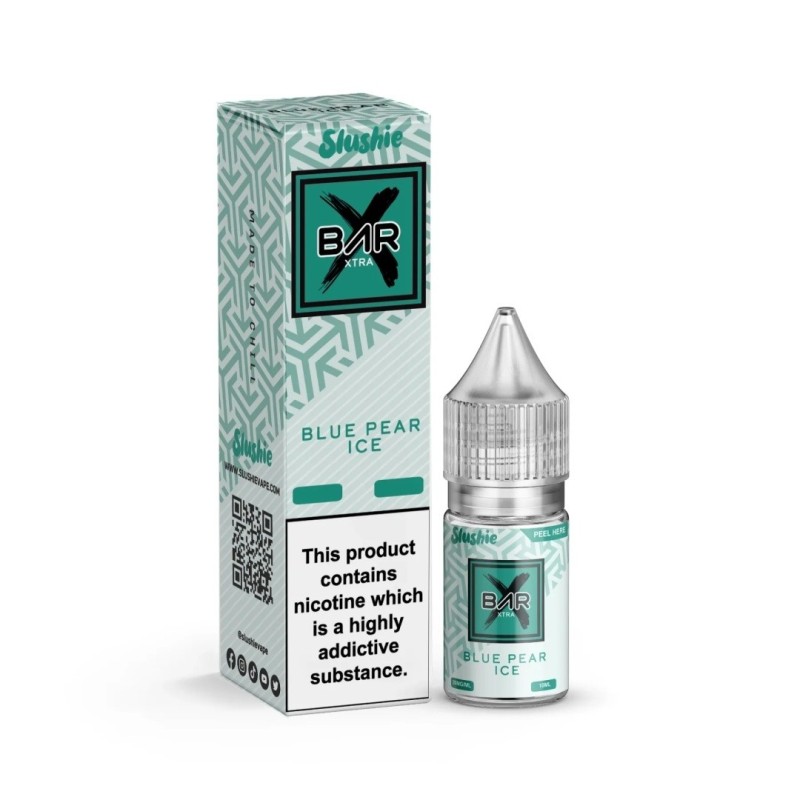 Liquid Slushie Bar Salt 10ml - Blue Pear Ice 20mg (A25) | Eliq Vapoteur