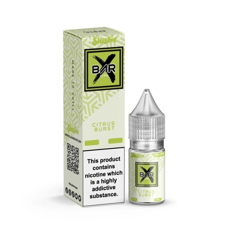 Liquid Slushie Bar Salt 10ml - Citrus Burst 20mg (A25) | Eliq Vapoteur