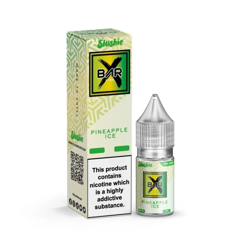 Liquid Slushie Bar Salt 10ml - Pineapple Ice 20mg (A25) | Eliq Vapoteur