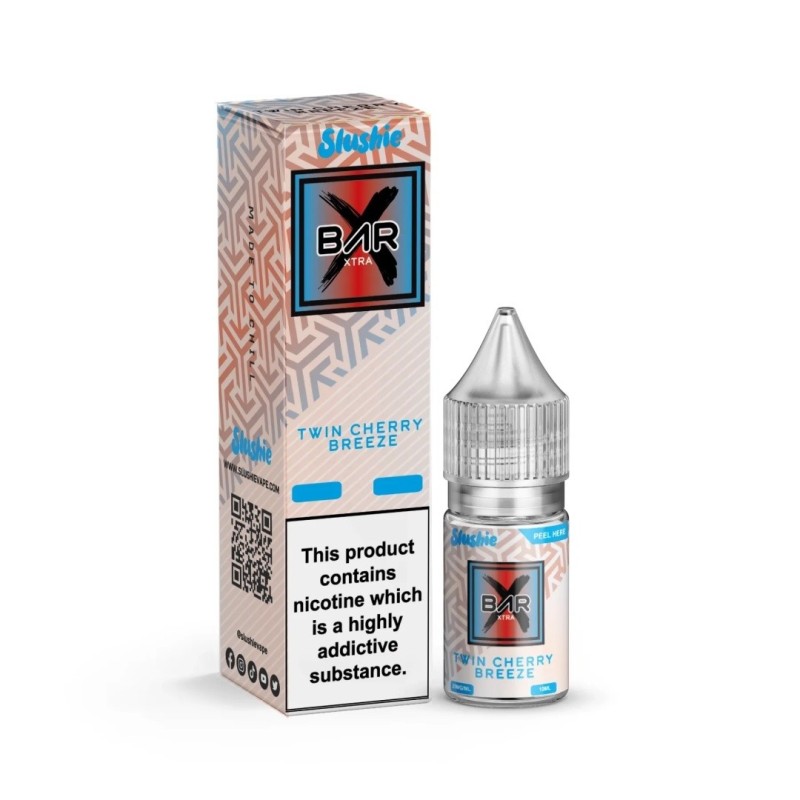 Liquid Slushie Bar Salt 10ml - Twin Cherry Breeze 20mg (A25) | Eliq Vapoteur