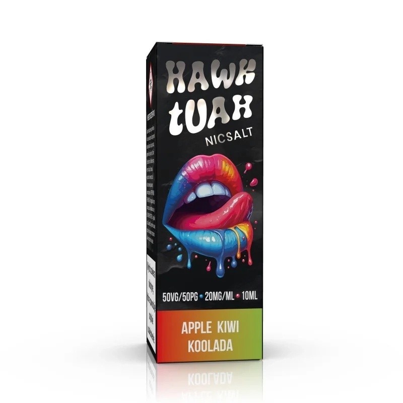 Liquid HAWK TUAH Salt 10ml - Apple Kiwi Koolada 20mg (A25) | Eliq Vapoteur