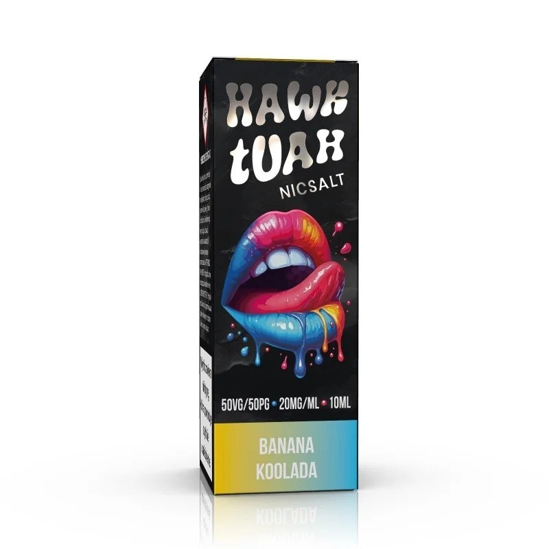Liquid HAWK TUAH Sel 10ml - Banana Koolada 20mg (A25) | Eliq Vapoteur