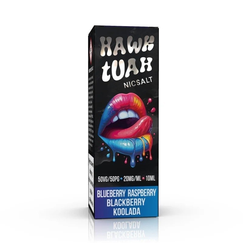 Liquid HAWK TUAH Sel 10ml - Framboise Bleue Mûre Koolada 20mg (A25) | Eliq Vapoteur