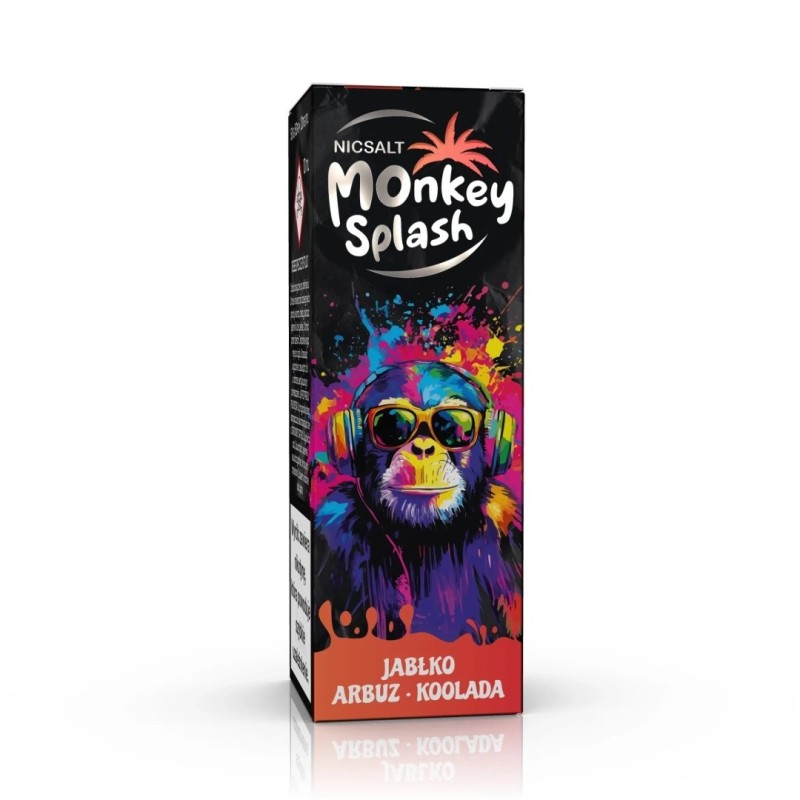 Liquid Monkey Splash Salt - Apple Watermelon Koolada 20mg (A25) | Eliq Vapoteur