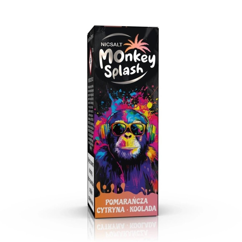 Liquid Monkey Splash Salt - Orange Lemon Koolada 20mg (A25) | Eliq Vapoteur