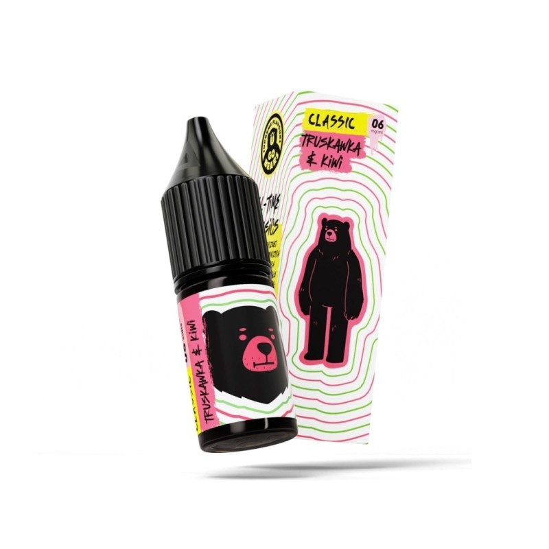 Liquid Go Bears Classic 10ml - Truskawka Kiwi 6mg (A25) | Eliq Vapoteur