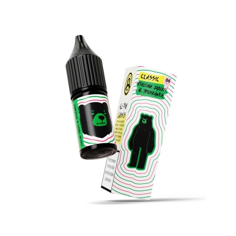 Liquid Go Bears Classic 10ml - Green Apple Strawberry 6mg (A25) | Eliq Vapoteur
