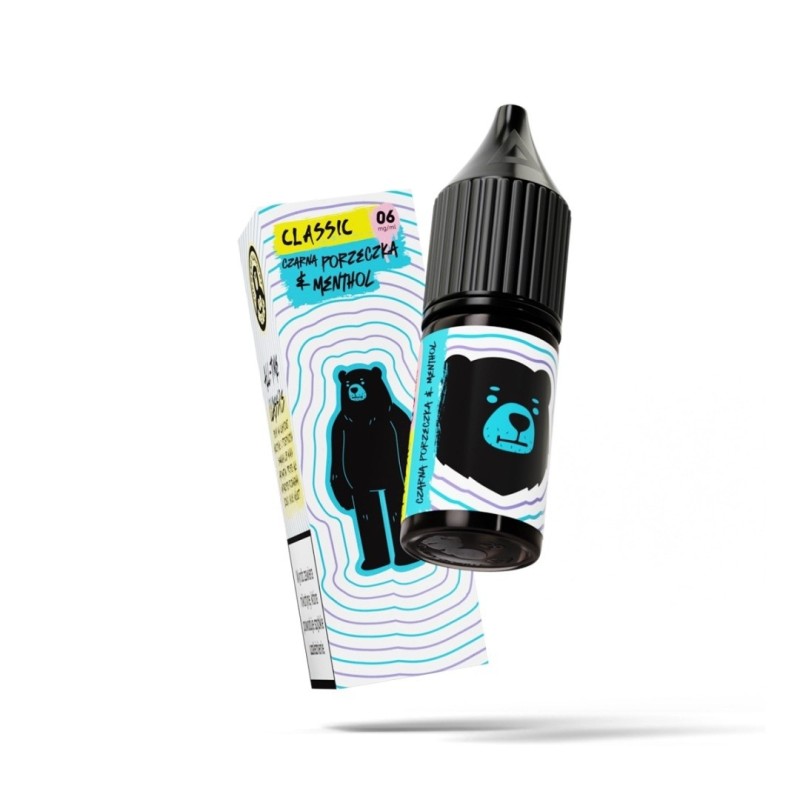 Liquid Go Bears Classic 10ml - Blackcurrant Menthol 6mg (A25) | Eliq Vapoteur