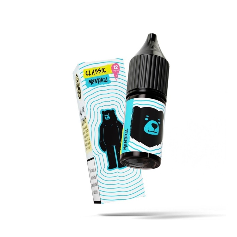 Liquid Go Bears Classic 10ml - Menthol 12mg (A25) | Eliq Vapoteur