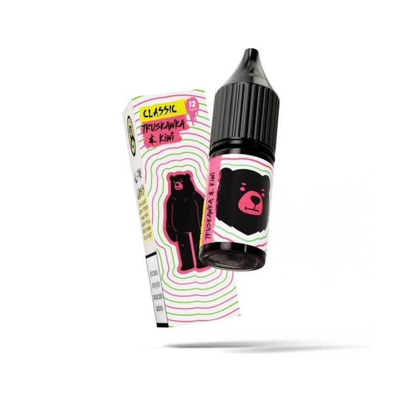 Liquid Go Bears Classic 10ml - Truskawka Kiwi 12mg (A25) | Eliq Vapoteur
