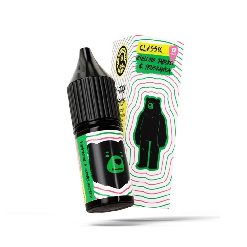 Liquid Go Bears Classic 10ml - Green Apple Strawberry 12mg (A25) | Eliq Vapoteur