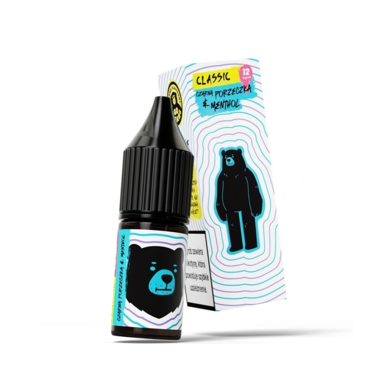 Liquid Go Bears Classic 10ml - Black Currant Menthol 12mg (A25) | Eliq Vapoteur