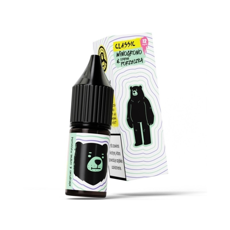 Liquid Go Bears Classic 10ml - Blackcurrant Wine 12mg (A25) | Eliq Vapoteur