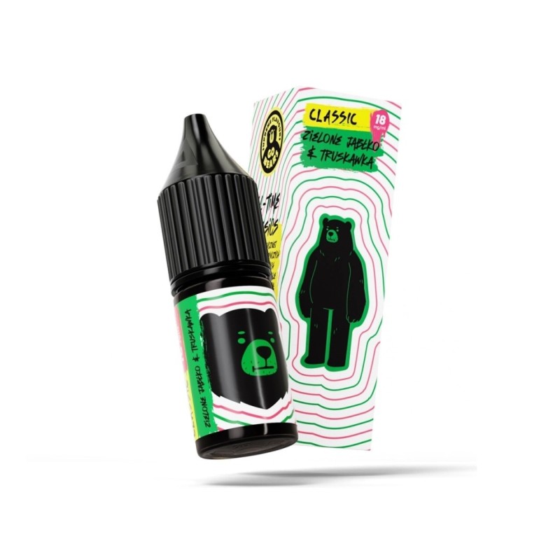 Liquid Go Bears Classic 10ml - Green Apple Strawberry 18mg (A25) | Eliq Vapoteur