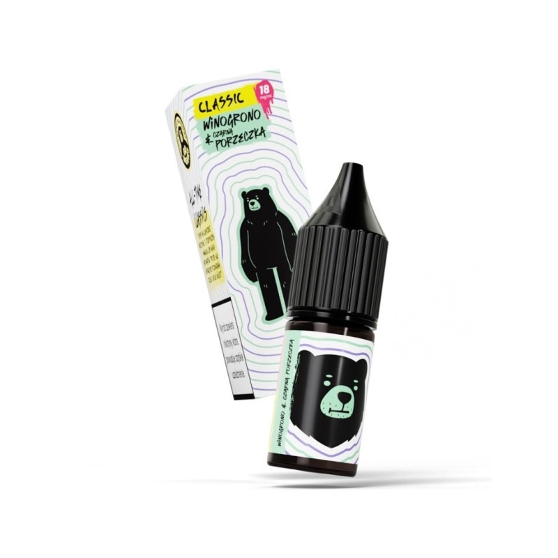 Liquid Go Bears Classic 10ml - Blackcurrant Wine 18mg (A25) | Eliq Vapoteur