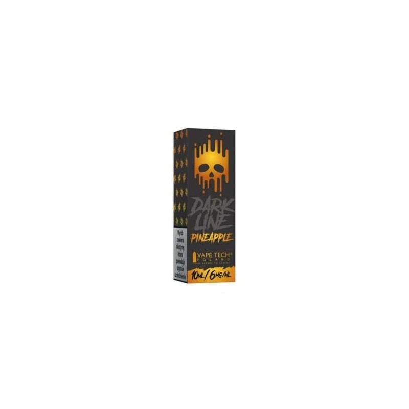 Liquid DARK LINE 10ml - Pineapple 6mg (A25) | Eliq Vapoteur