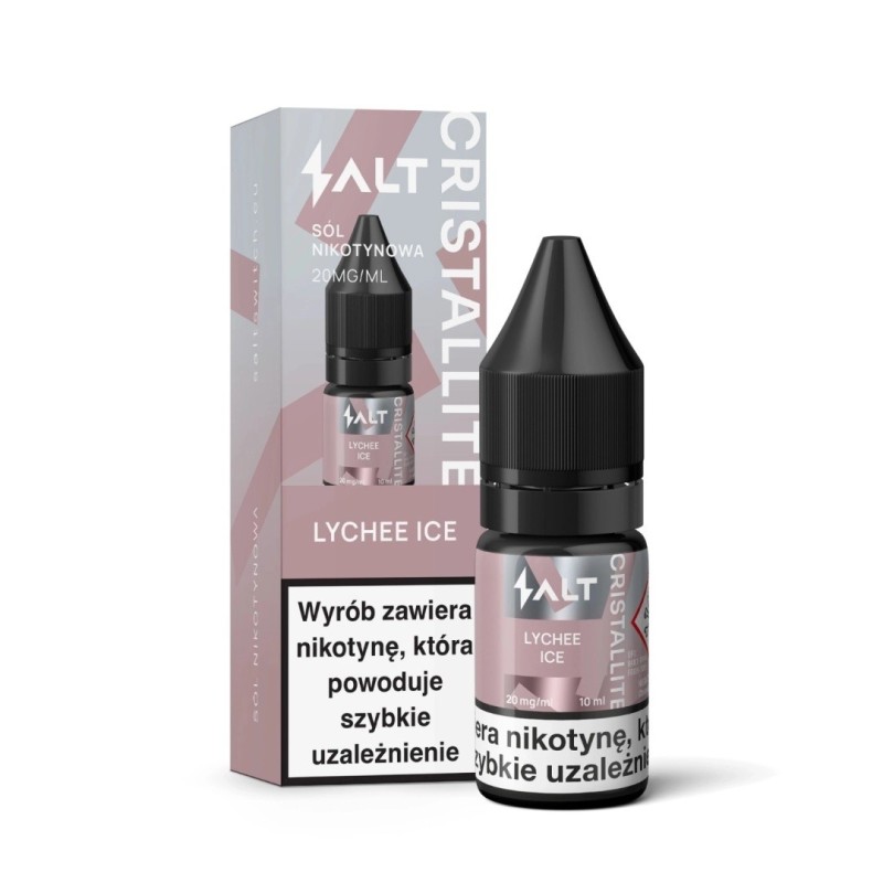 E-LIQUIDE CRISTALLITE Salt 10ml 20mg - Litchi Glacé | EliqVapoteur