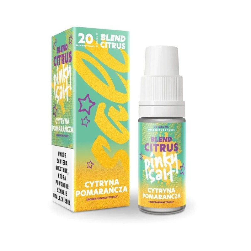 Liquid Pinky Vape Citrus Salt 10ml - Citron Orange 20mg (A25) | Eliq Vapoteur
