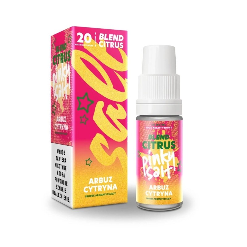Pinky Vape Citrus Salt E-liquid 10ml - Watermelon Lemon 20mg | EliqVapoteur