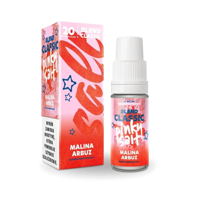 Liquid Pinky Vape Classic Salt 10ml - Framboise Pastèque 20mg (A25) | Eliq Vapoteur