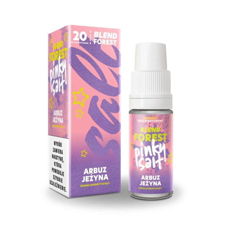Pinky Vape Forest Salt E-liquid 10ml - Watermelon Blackberry 20mg | EliqVapoteur