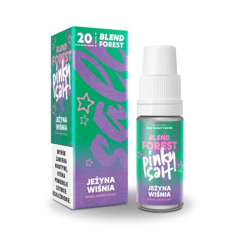 Liquid Pinky Vape Forest Salt 10ml - Mûre Cerise 20mg (A25) | Eliq Vapoteur